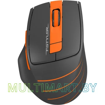 Мышь A4Tech Fstyler FG30S (серый/оранжевый)